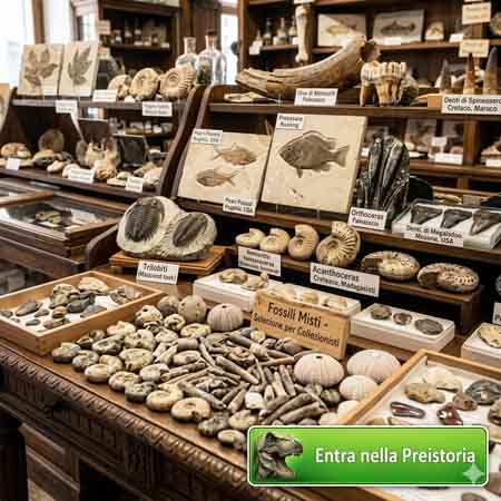 Fossili Autentici e Meraviglie della Preistoria